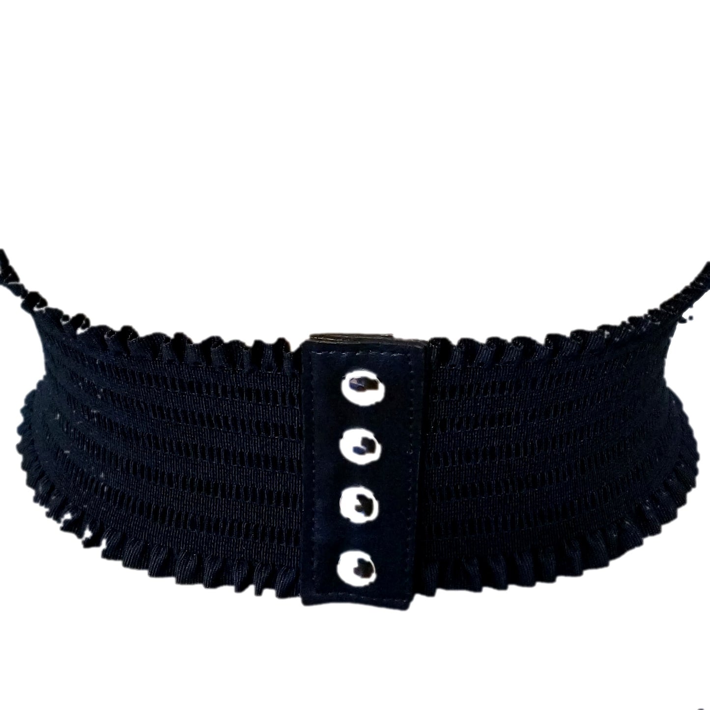 Corsetto Cintura Gotica con Pizzo Borchie e Fiocchi